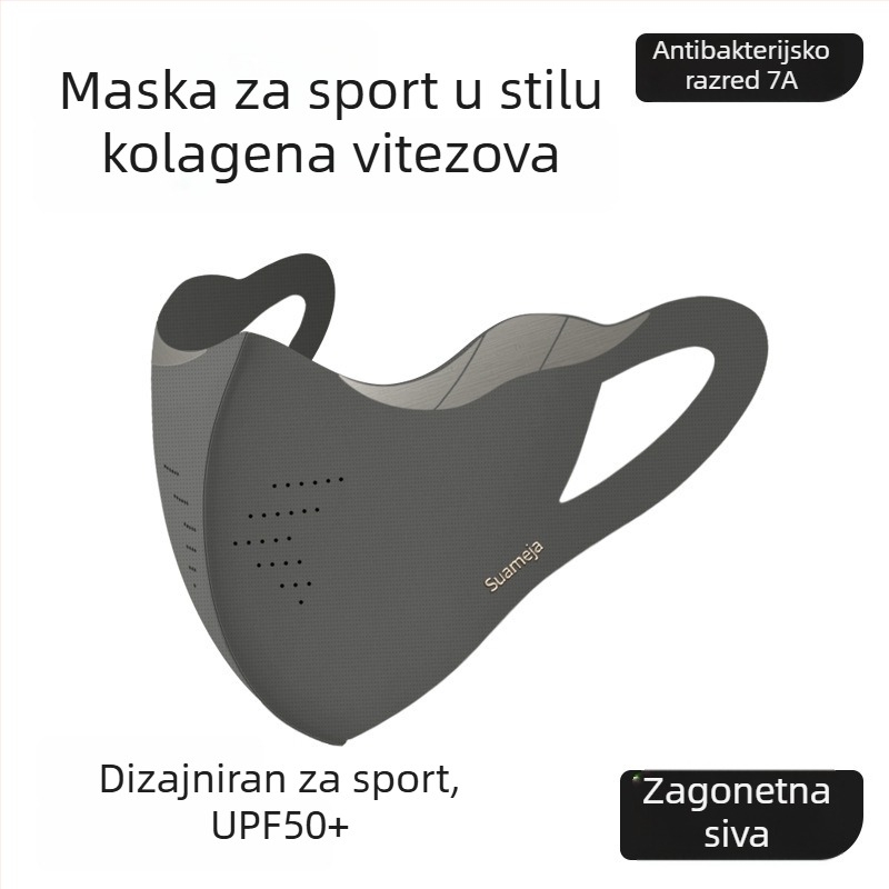 Maska za vožnju biciklom na otvorenom – najlonsko-spandeks smjesa, zaštita od sunca, dizajn s kukicom za uho, izlazi jesensko 2025, za vanjsku upotrebu