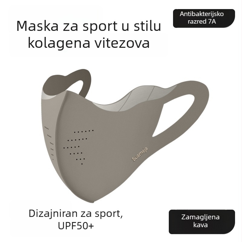 Maska za vožnju biciklom na otvorenom – najlonsko-spandeks smjesa, zaštita od sunca, dizajn s kukicom za uho, izlazi jesensko 2025, za vanjsku upotrebu
