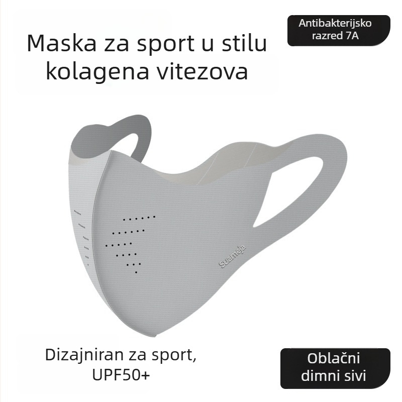 Maska za vožnju biciklom na otvorenom – najlonsko-spandeks smjesa, zaštita od sunca, dizajn s kukicom za uho, izlazi jesensko 2025, za vanjsku upotrebu