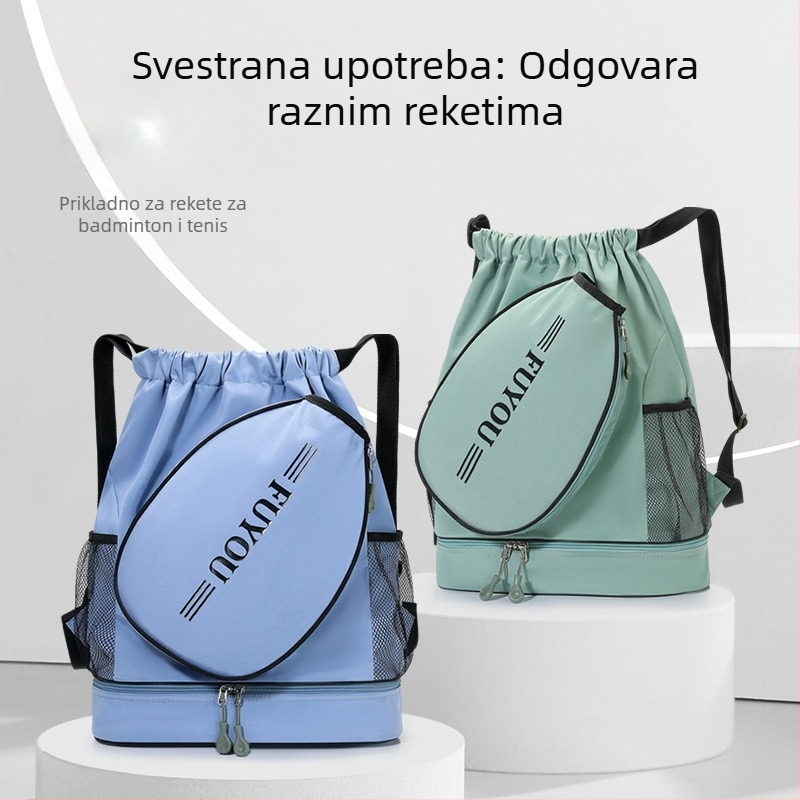 Unisex ruksak za tenis i badminton s prostorom za pohranu, za kratka putovanja i vanjske sportove