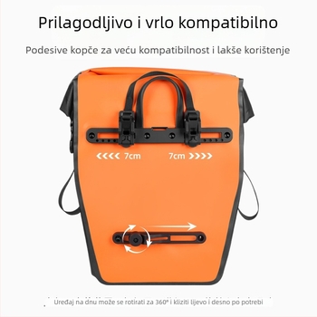 Torba za bicikl, kapaciteta 18L, materijal: 500D PVC clip mrežasta tkanina, model HFG-0340, Demonknights