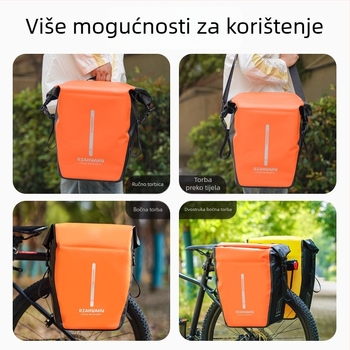 Torba za bicikl, kapaciteta 18L, materijal: 500D PVC clip mrežasta tkanina, model HFG-0340, Demonknights