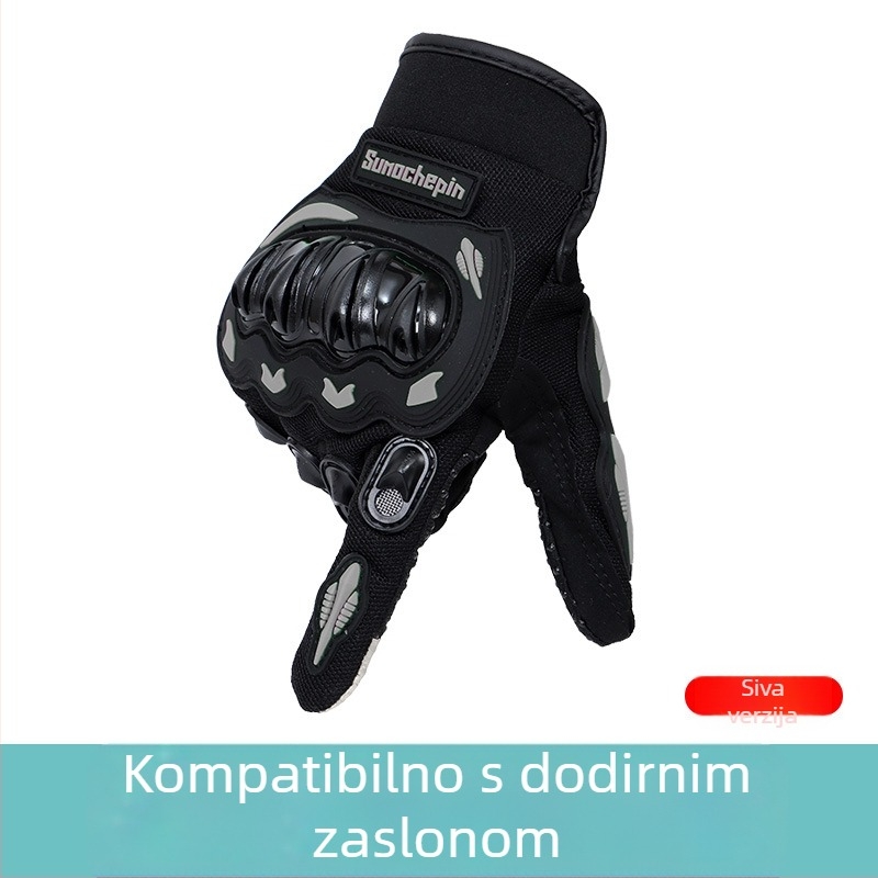 Nylon rukavice za biciklizam, unisex, dugi kroj, tanki, za gradske vožnje i biciklizam
