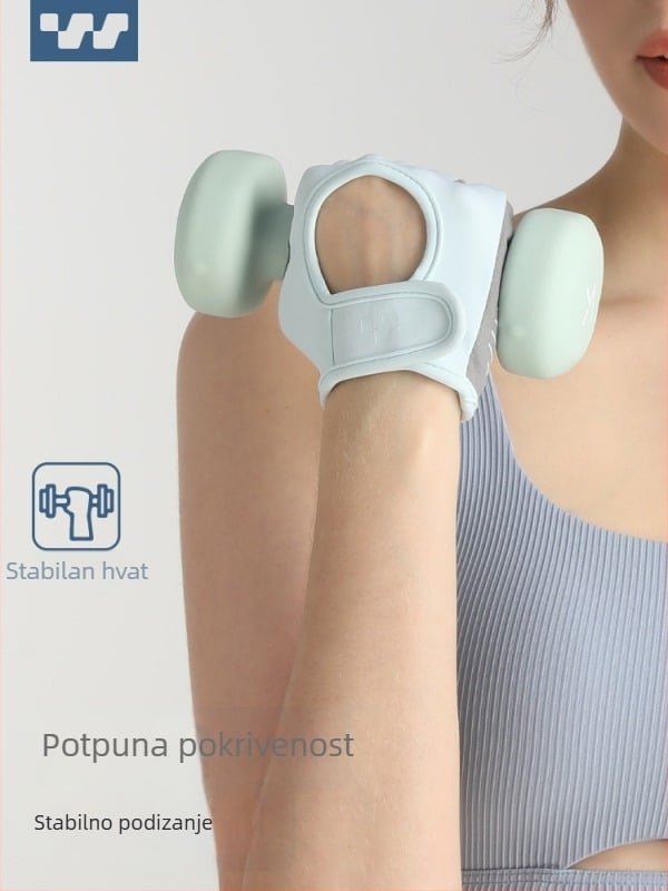Sway sportske rukavice s polu-prstom za fitness i biciklizam, ljeto, tanke, prozračne, protuklizne, sprječavaju žuljeve kod dizanja utega