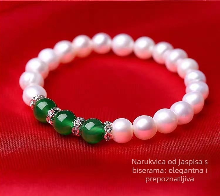 Colier s bisernih perli i privjeskom od legure (Brand: Xinjue Jewelry; Lanac: lanac od bisernih perli; Materijal: perla; Privjesak: legura; Stil: jednostavno)