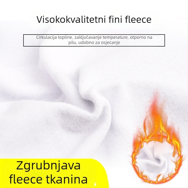 Set za vožnju biciklom s dugačkim rukavima - jesen/zima, unisex, fleece tkanina, topao, za cestovni i planinski biciklizam