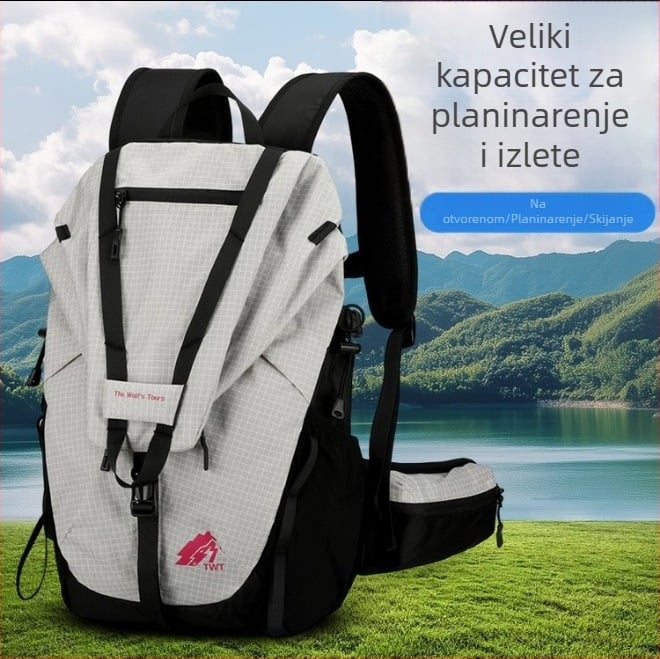 Unisex nylon ruksak za sport s jastučićnim ramenskim remenima za vanjske sportove