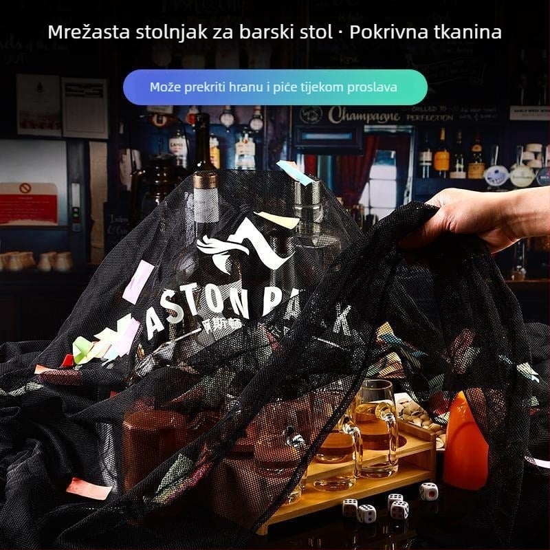 Stolna navlaka za KTV noćne klubove — zaštita od prašine, barska navlaka, podrška logotipa