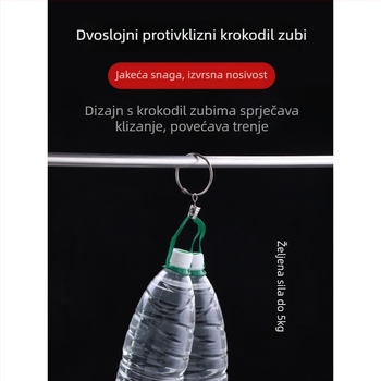 Željezni prstenovi za zavjese s klipsama – za vješanje zavjesa, moderni minimalistički stil