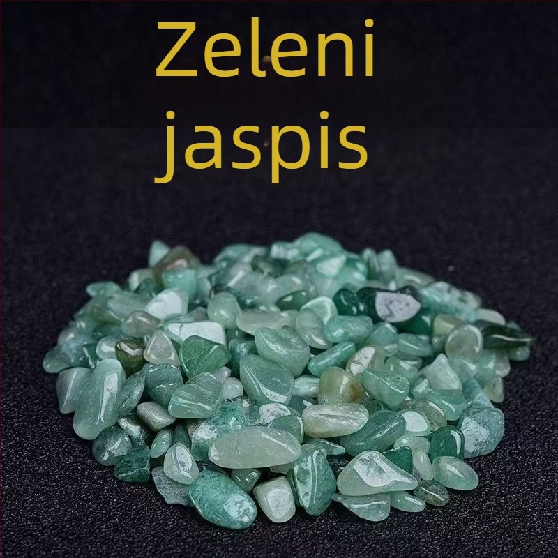 Prirodni kristalni šljunak pet elemenata, višebojni sirovi kameni za ukras akvarija