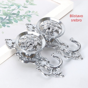Aluminijska zidna kuka za zavjese, kineski klasični stil, dodaci za zavjese