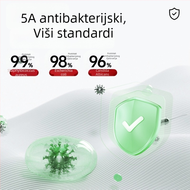 Pamuk antibakterijski ručnik za lice, 32s pređa, obična tkanina, težina 80–100 g