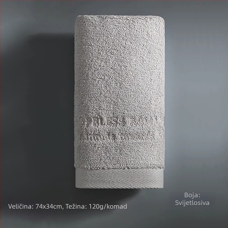 Ručnik za lice od 100% pamuka, ravno tkanje, 100–120 g