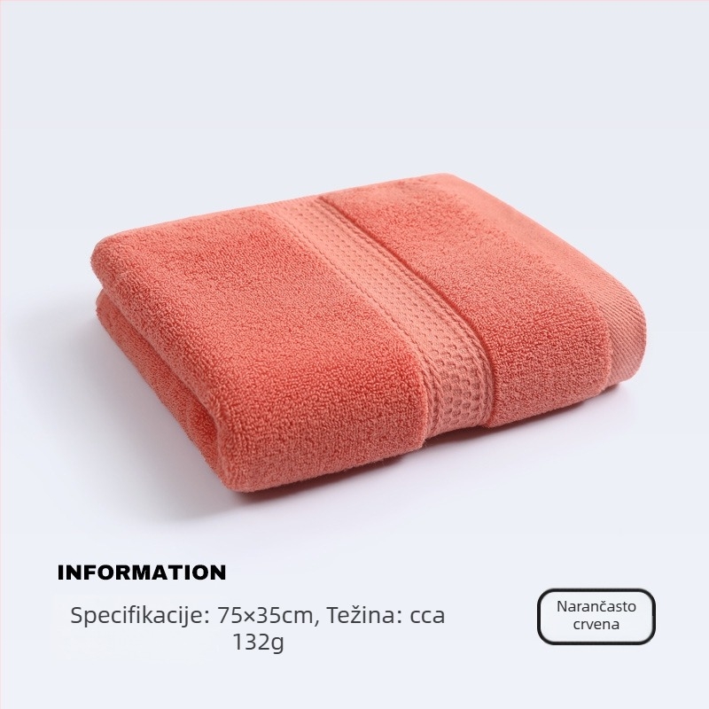 Krpa za lice od 100% pamuka, 120–140 g, Plain Weave, 32 Count vlakna
