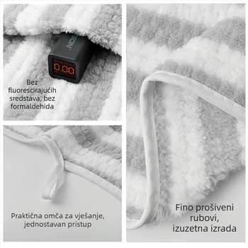 Set ručnika od koralnog flisa s prugama, ručnici za kupaonicu i za lice, debeli, veliki format, uzorak zrna kukuruza