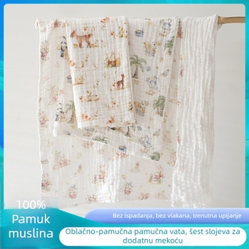 Dječji kupaonski ručnik od 100% pamuka, digitalni otisak, 300-400 g, za bebe