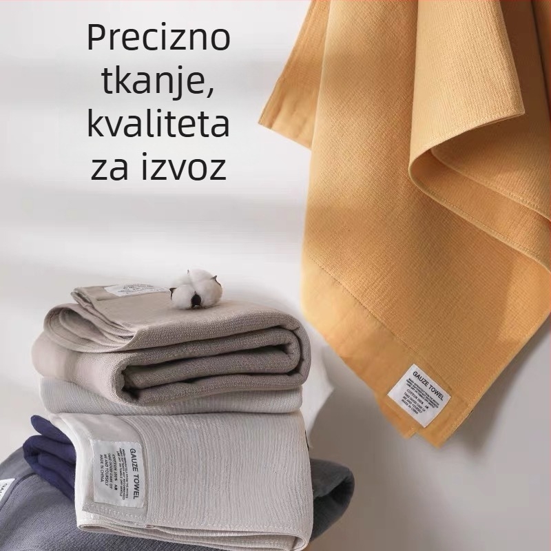 Pamukani ručnik za tuširanje, 32s pređa, ravno tkanje, težina do 100 g