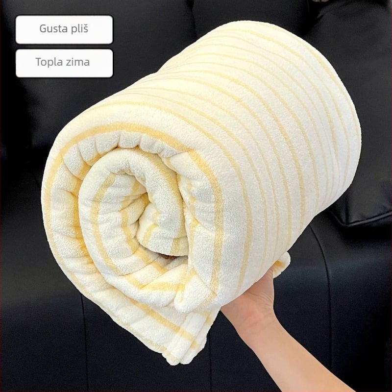 Nosiva kupaća ogrtač-ručnik, koralni fleece, 500 g+ težina, upijajuća, za studentski dom