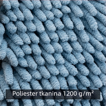 Chenille ručni ručnik plišani zeko - izšiveno, prilagodljivo, 170–200 g, 19 vlakana