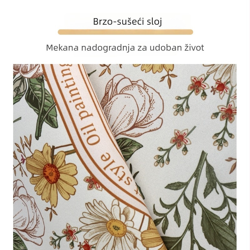 Navlaka za perilicu rublja od tehnološke tkanine i prirodnog kaučuka, Green marka, moderan minimalistički stil