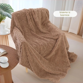 Poliesterska deka s prugama, 300 g, za proljeće i jesen, skupljanje 5%