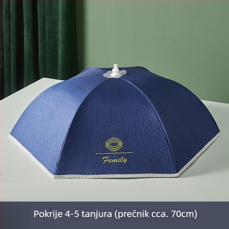 Izolirani poklopac za posuđe za kućnu upotrebu (Brend Caberry; Materijali: Oxford platno + izolacijski pamuk + aluminijska folija; Funkcije: izolacija, zaštita od prašine)