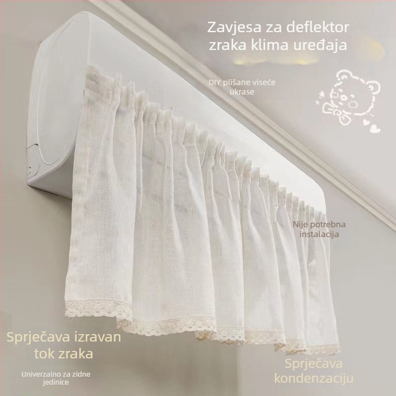 Navlaka za klima uređaj - Kimhome, pamuk i lan, jednostavan stil