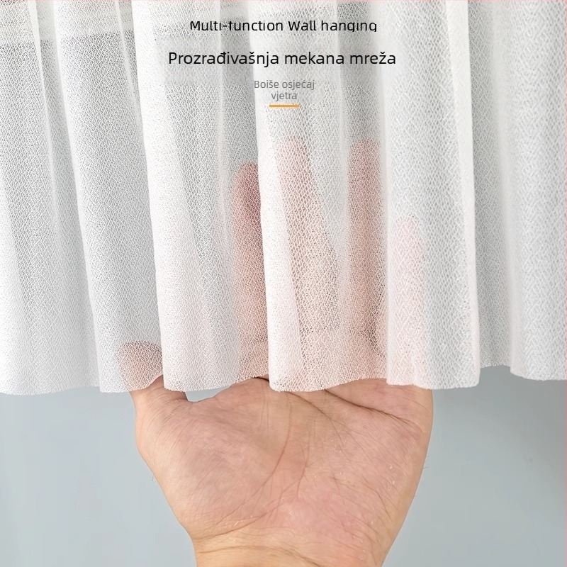 Poklop za klima-uređaj – okrugli čipkasti vez, univerzalni, moderni minimalistički stil