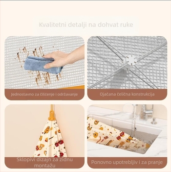 Termalni poklop za hranu – Weile, poliesterski materijal, model 2025, toplinska izolacija i zaštita od prašine