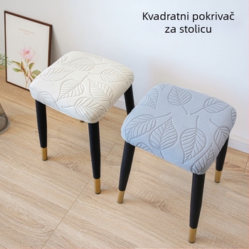 Kvadratna navlaka za stolicu, pamuk, mrežasti uzorak, jednostavan modern stil