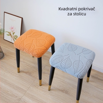 Kvadratna navlaka za stolicu, pamuk, mrežasti uzorak, jednostavan modern stil