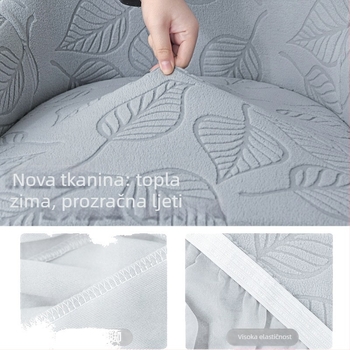 Kvadratna navlaka za stolicu, pamuk, mrežasti uzorak, jednostavan modern stil