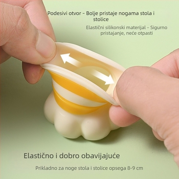 Univerzalni zaštitni poklopci za noge stolica, otporne silikonske debele podloške, protivklizni i tiši poklopci za noge stolova i stolica
