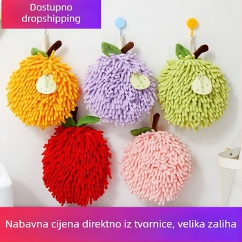 Chenille ručnik za ruke, kuhinjski, za vješanje, upijajući i brzo suši, 50–80 g