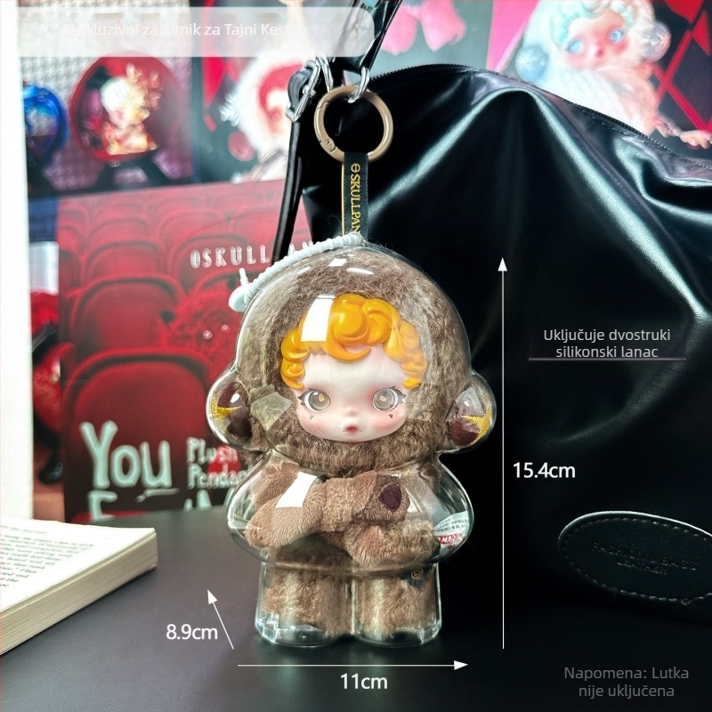 Zaštitno kućište Skullpanda treće generacije za Bubble Mart, akril, japanski stil, Jimujia