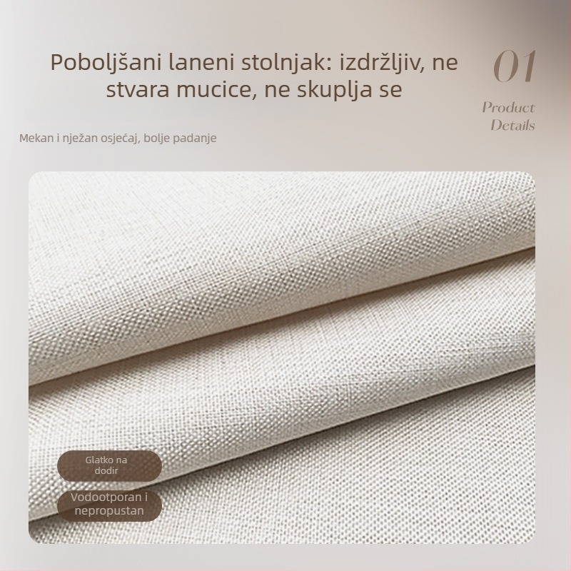 Čipkasti stolnjak za čajni stol s nepravilan oblikom, vodootporan, stil princeze za TV komodu