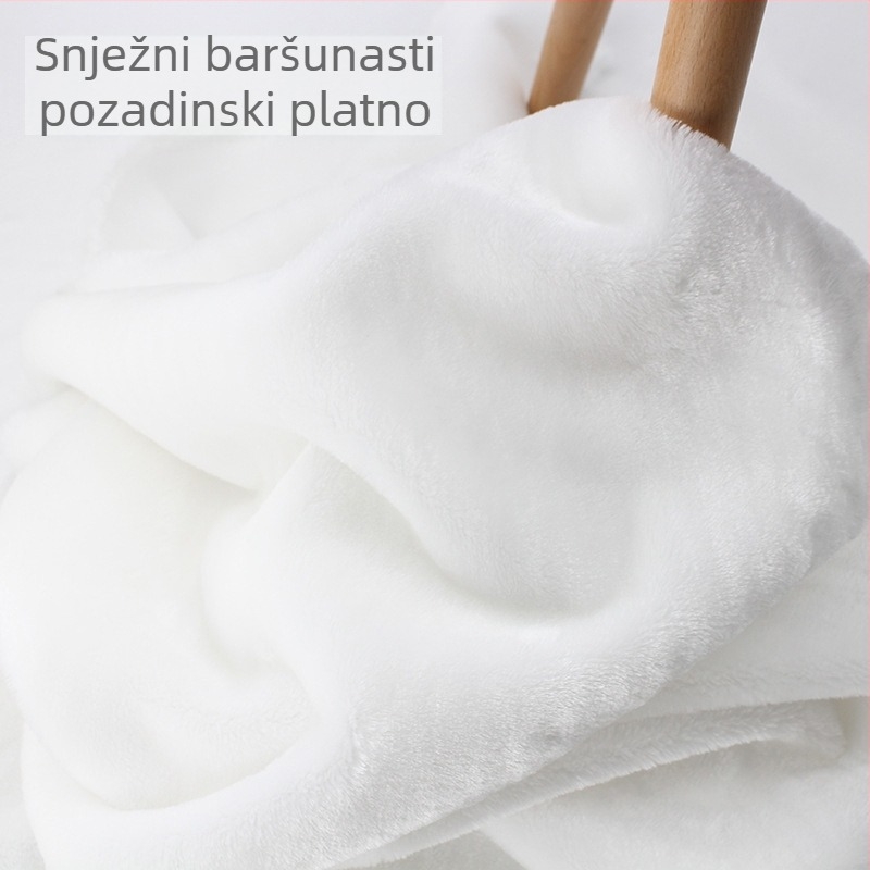 Pozadinska tkanina za fotografiju s plišastom teksturom, proljeće i jesen, moderni minimalistički stil, drugi tip deke, drugi materijal