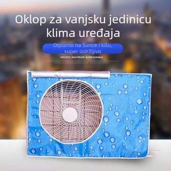 Kryt vanjske jedinice klima-uređaja, zaštita od prašine, vodootporan, UV zaštita, zidni nosač, jedinstven dizajn