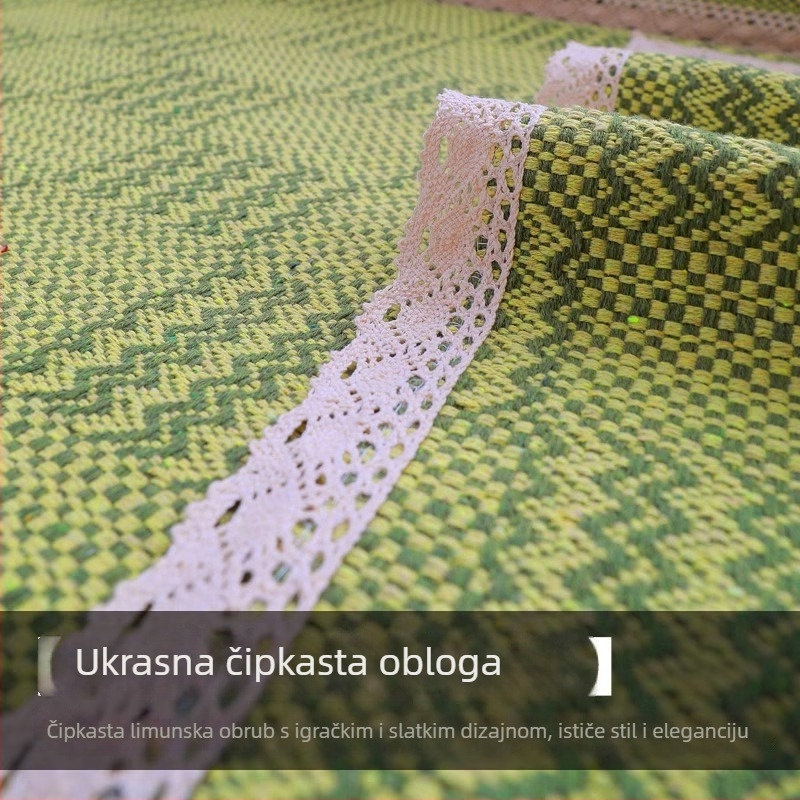 Stolni runner od tkanine, geometrijski uzorak, moderni minimalistički stil (pravokutni oblik, zaštita od opeklina i izolacija topline)