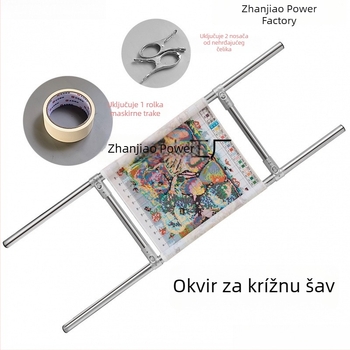 Okvir za križićno izradu od nehrđajućeg čelika, podesiv