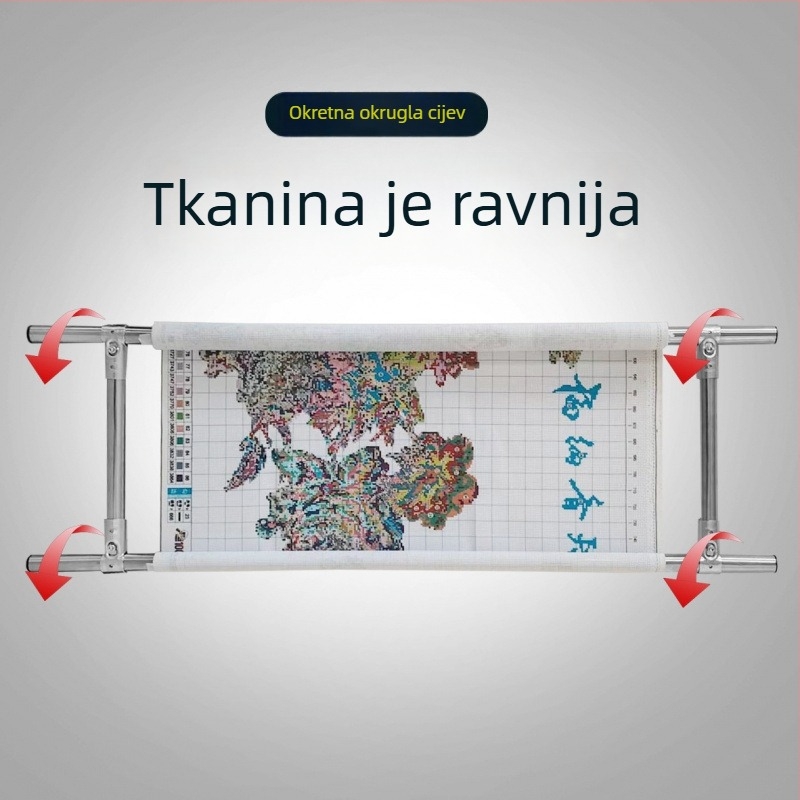 Okvir za križićno izradu od nehrđajućeg čelika, podesiv