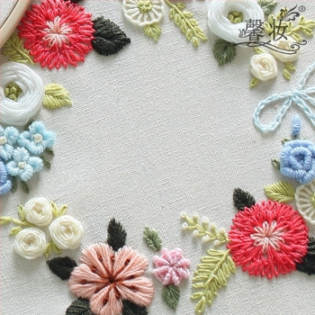 Europski stil križićnog veza DIY komplet materijala, poluzavršeni set za početnike