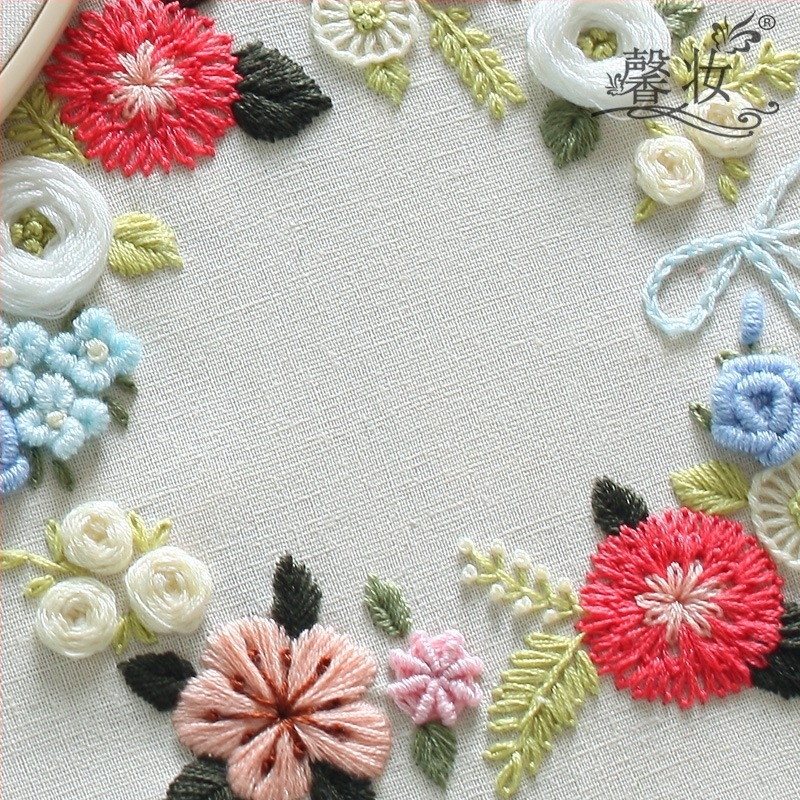 Europski stil križićnog veza DIY komplet materijala, poluzavršeni set za početnike