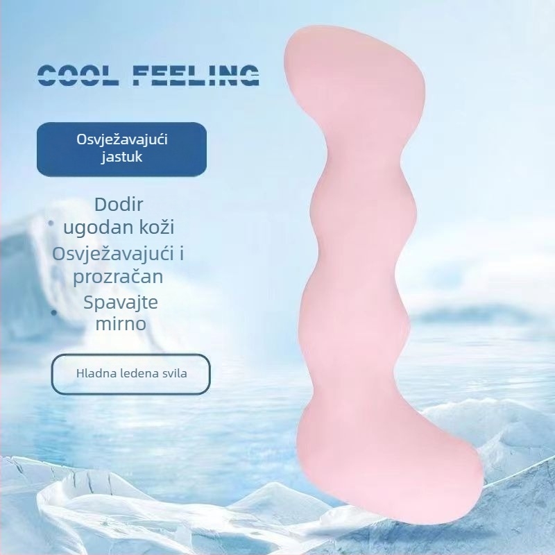 Dugi jastuk Ice Silk za djevojke, jastuk za spavanje na bok, podrška za noge, jastuk za dnevni boravak, ljeto