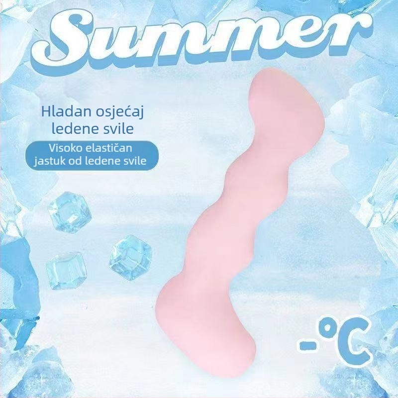 Dugi jastuk Ice Silk za djevojke, jastuk za spavanje na bok, podrška za noge, jastuk za dnevni boravak, ljeto