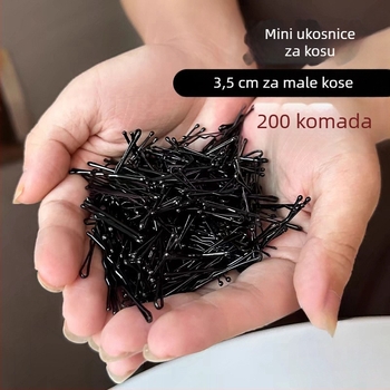 Spona za kosu, metalna, ravni klip, premaz s pečenim premazom, jednostavan stil, za djecu, proljeće 2025
