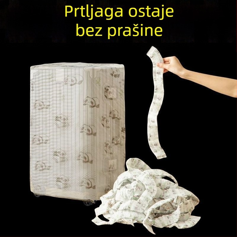 Navlaka za prtljagu protiv prašine, univerzalna, jednokratna, netkani materijal, vodootporna zaštita za putovanja