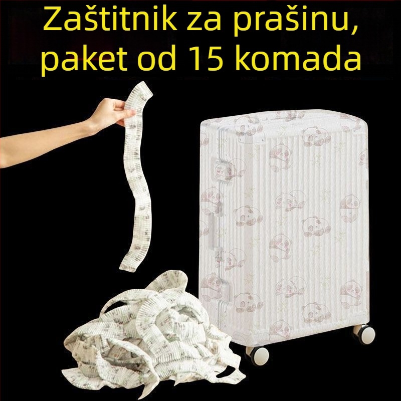 Navlaka za prtljagu protiv prašine, univerzalna, jednokratna, netkani materijal, vodootporna zaštita za putovanja