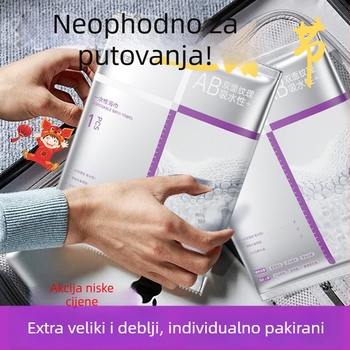 Jednokratni ručnik za kupanje Dr. eddie, od biljnog vlakna, toplog presovanja, upija 0–5 s.