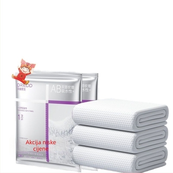 Jednokratni ručnik za kupanje Dr. eddie, od biljnog vlakna, toplog presovanja, upija 0–5 s.